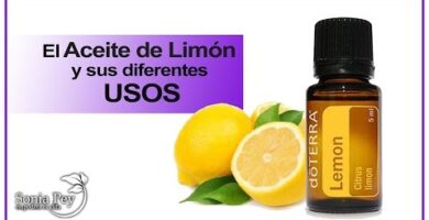 Aceite esencial de limón para aromaterapia: beneficios y usos
